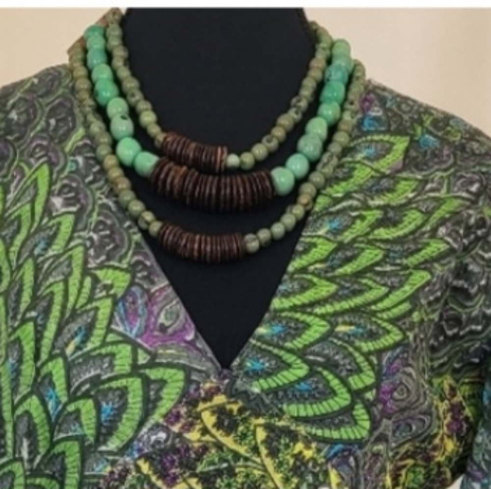 BOHO Beaded Necklace - Picture 9 of 10